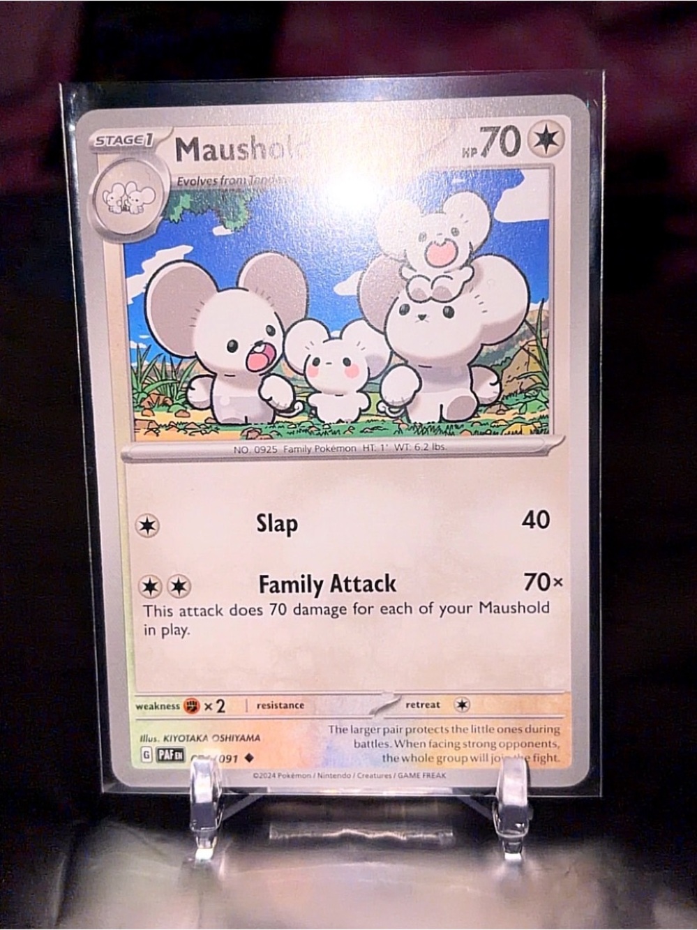 Maushold Pokemon card